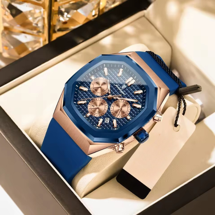 Reloj Octogonal de Negocios