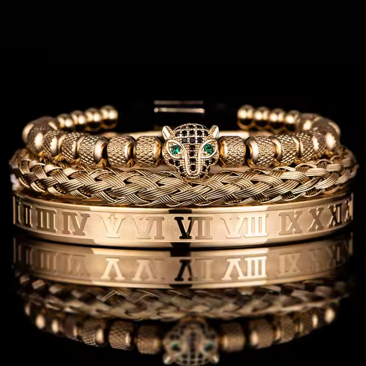 Set de Pulseras Leopardo