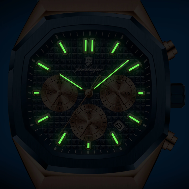 Reloj Octogonal de Negocios