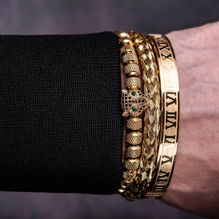 Set de Pulseras Leopardo
