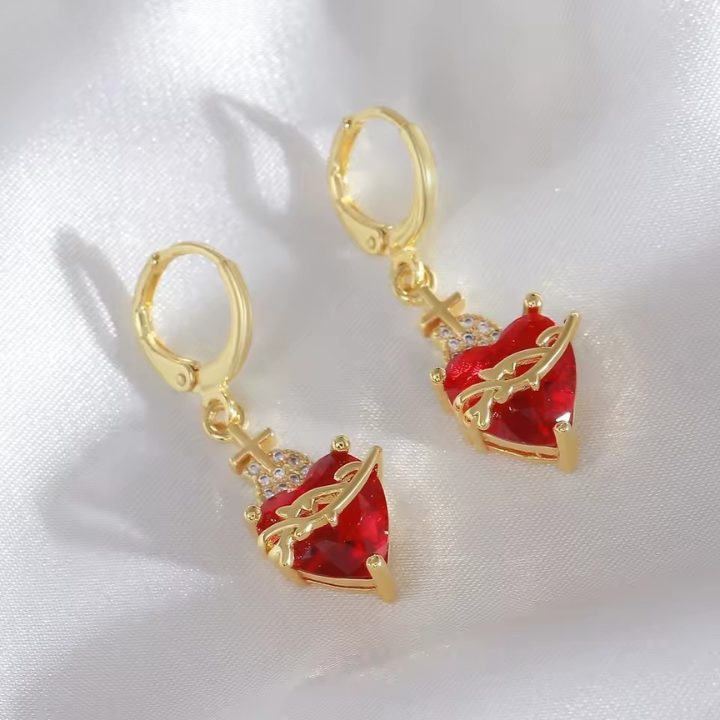 Sacred Heart of Jesus Earrings