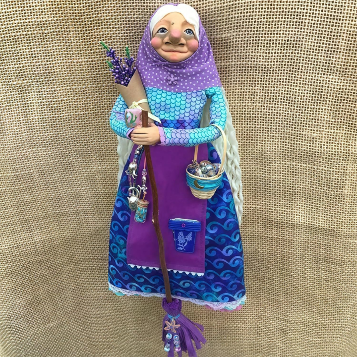 Handmade Witch Doll For Good Luck