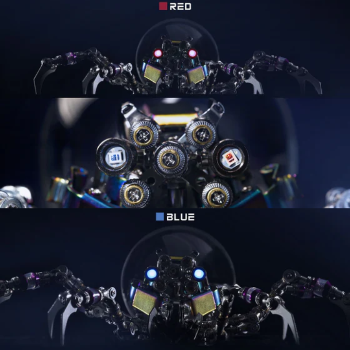 Plasma Spider™ – Cyberpunk 3D Metal Puzzle Kit with Plasma Lamp