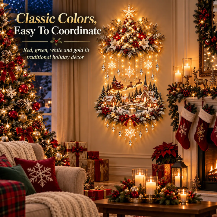 Christmas Glow Village™ Wall Tree