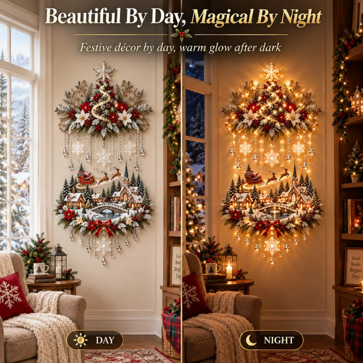 Christmas Glow Village™ Wall Tree