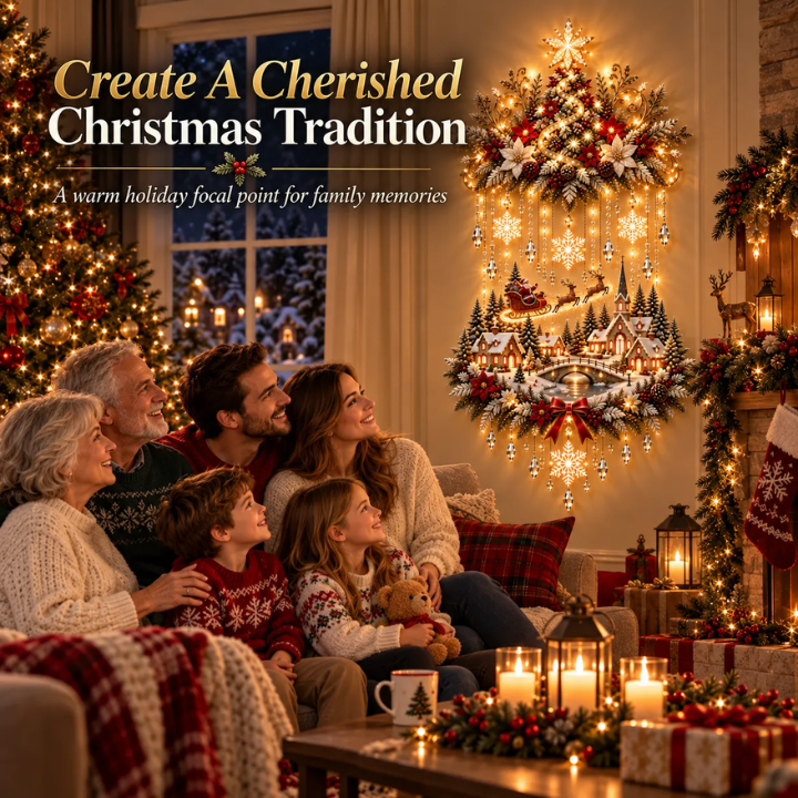 Christmas Glow Village™ Wall Tree