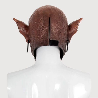 Warcraft Mask with Earrings – Terrifying Cosplay Accessory