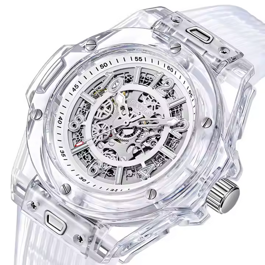 Reloj Automático Transparente
