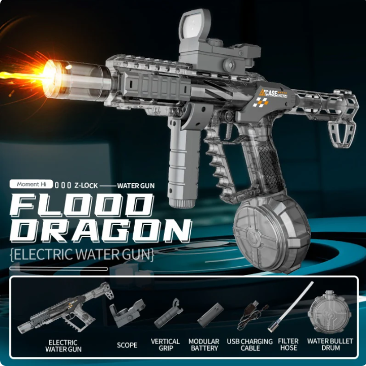 Immersive Light & Sound Electric Water Blaster