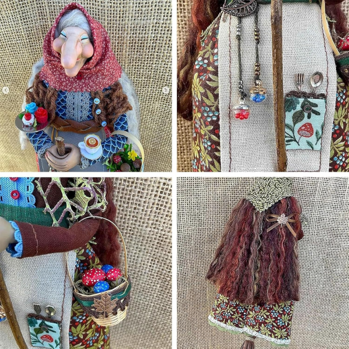 Handmade Witch Doll For Good Luck