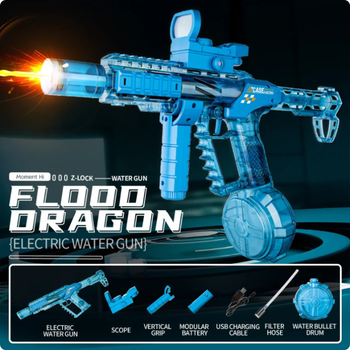 Immersive Light & Sound Electric Water Blaster