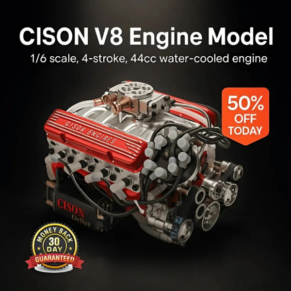 Gasoline OHV V8 Small - Block Engine Model Kits
