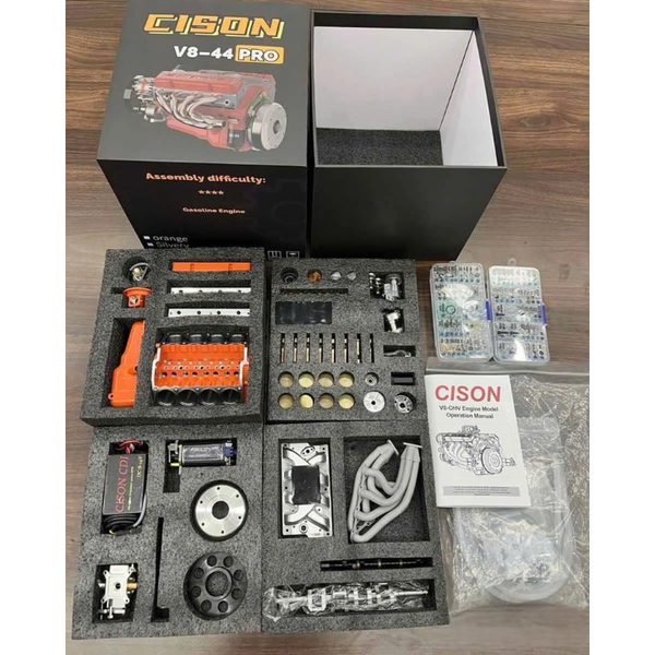 Gasoline OHV V8 Small - Block Engine Model Kits