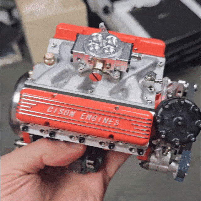 Gasoline OHV V8 Small - Block Engine Model Kits