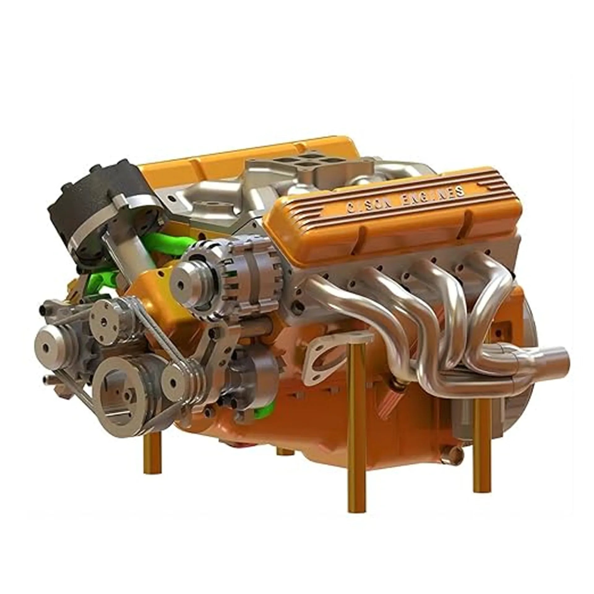 Gasoline OHV V8 Small - Block Engine Model Kits