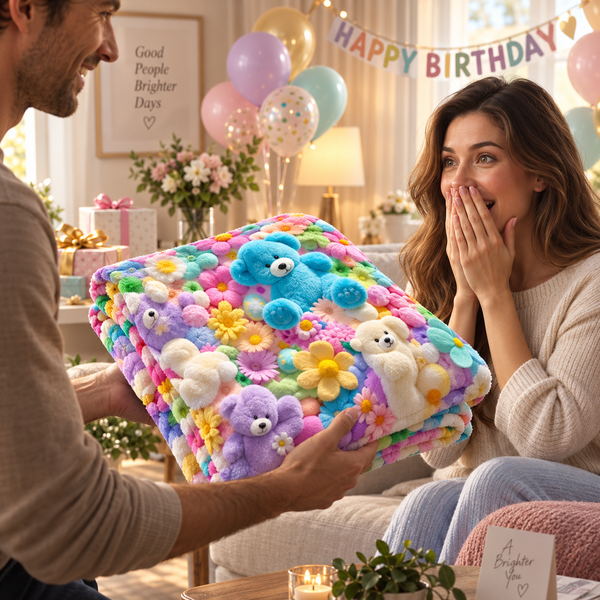 Cute Plush™ 3D Throw Blanket