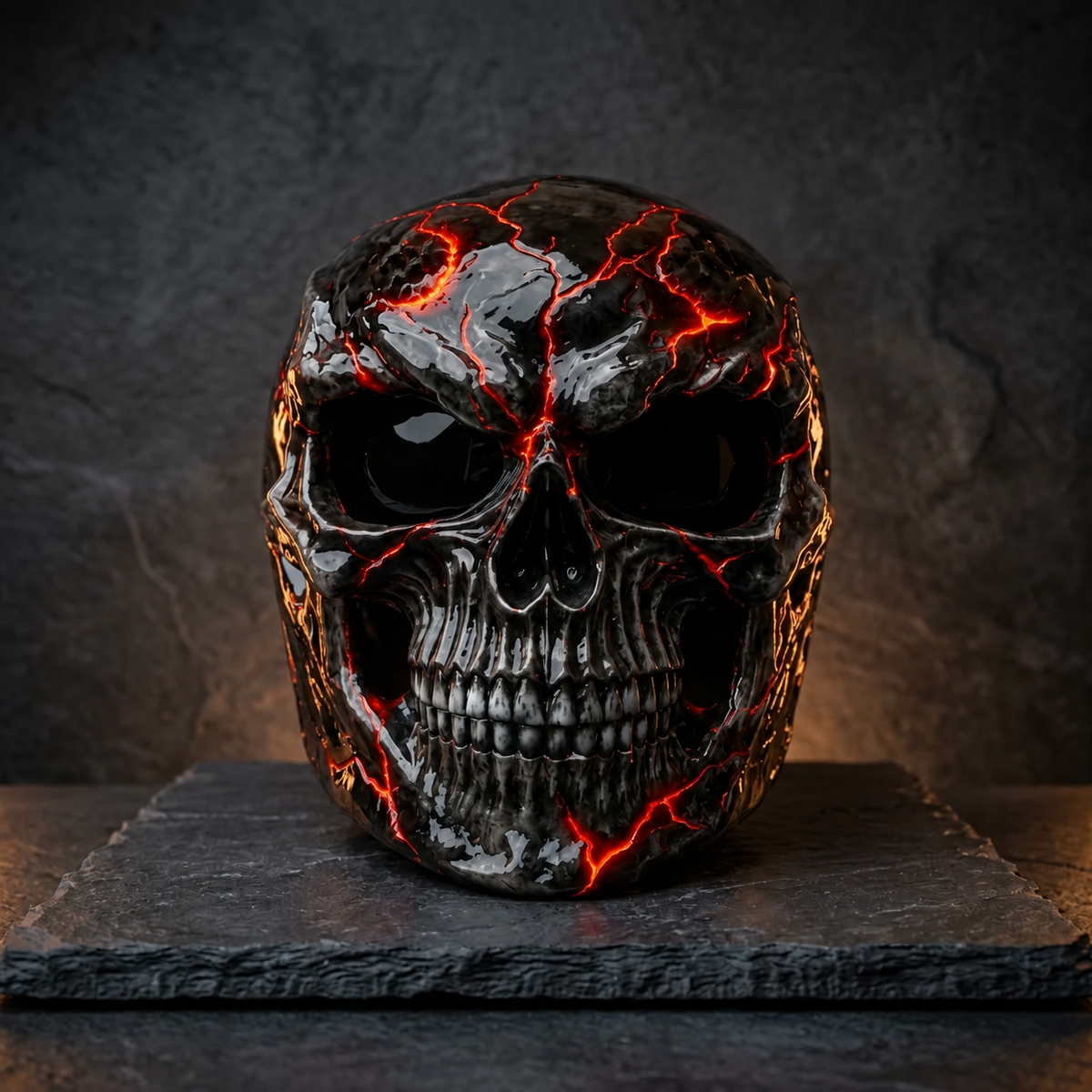 HELLFORGE™ SKULL MOTORCYCLE HELMET