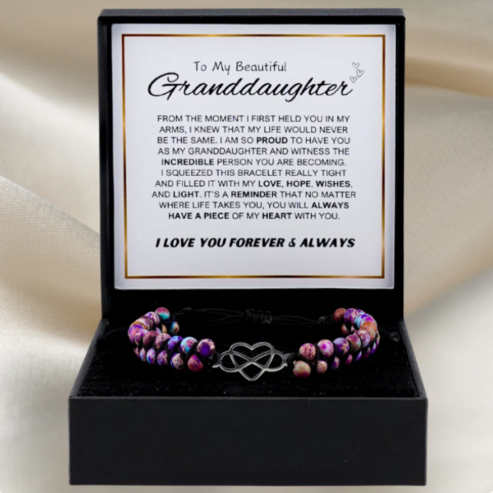 To My Granddaughter - Eternal Love Bracelet Gift Set