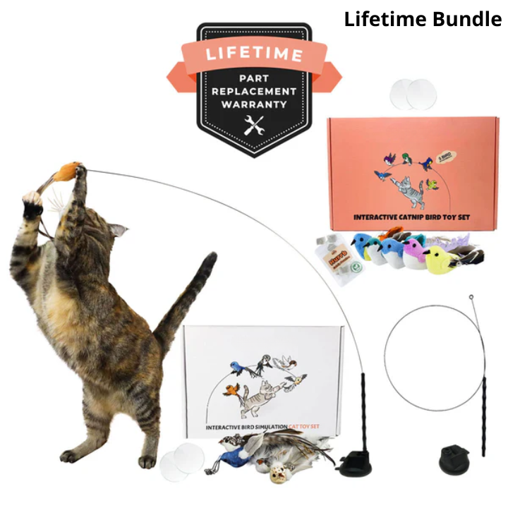 FlutterBird™ – Realistic Bird Simulation Cat Toy