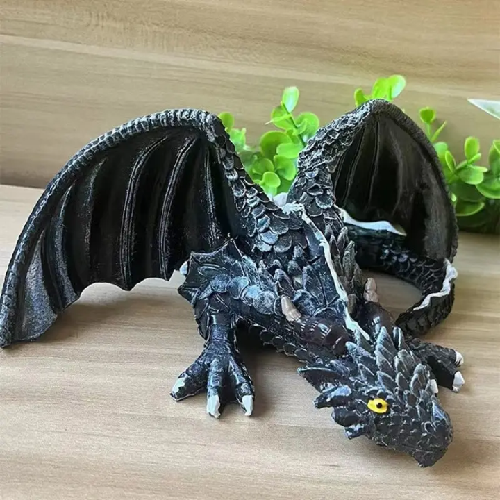 Resin Dragon Statue – Guardian of Magic and Mystery