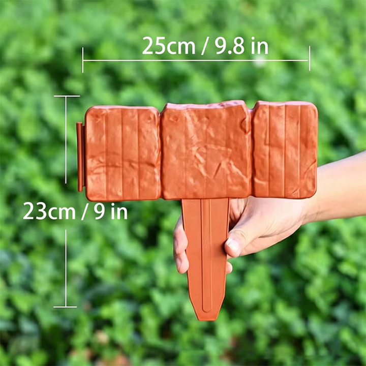 Plastic Garden Retaining Fence