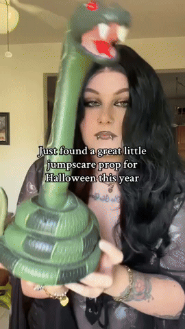 Animatronic Attacking Snake Decoration for Halloween