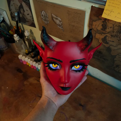 Halloween Babydoll Mask (adjustable)