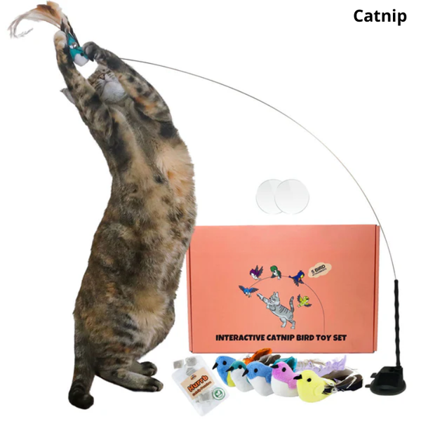 FlutterBird™ – Realistic Bird Simulation Cat Toy