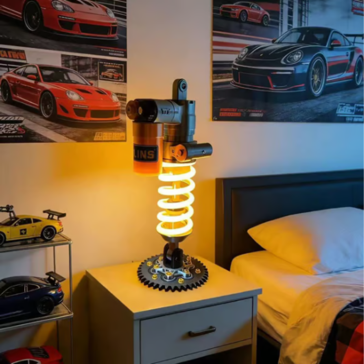 Ohlins Inspired Suspension Shock Absorber Lamp