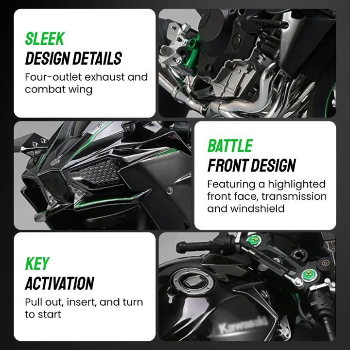 1:6 Ninja H2R™ - With Smoke
