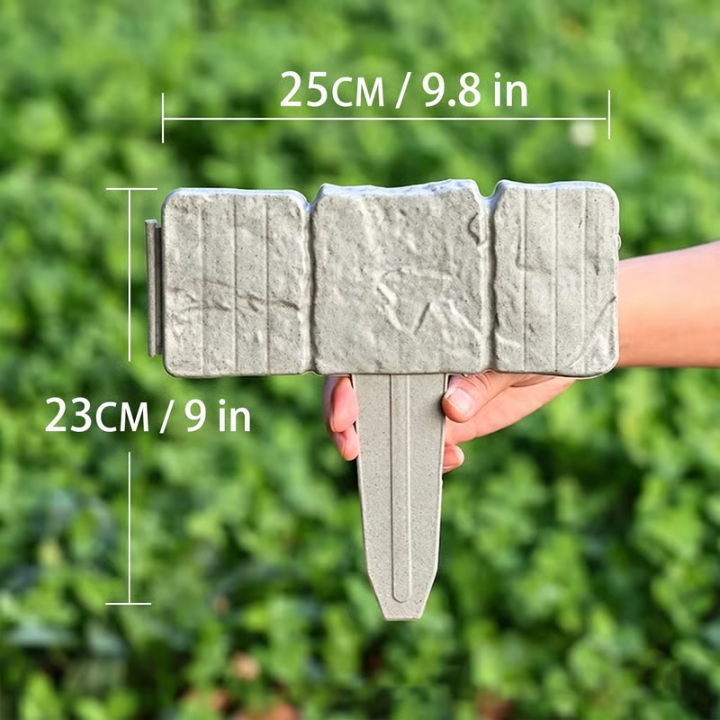Plastic Garden Retaining Fence