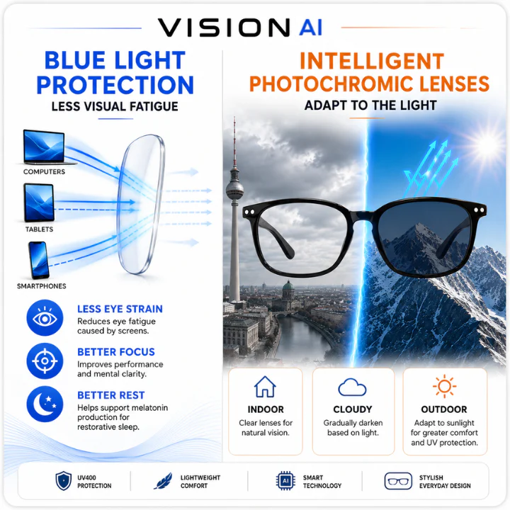 Vision AI™ – Smart Translation Sunglasses with AI Zoom