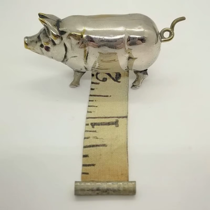 Miniature Pig Tape Measure – Collector’s Piece