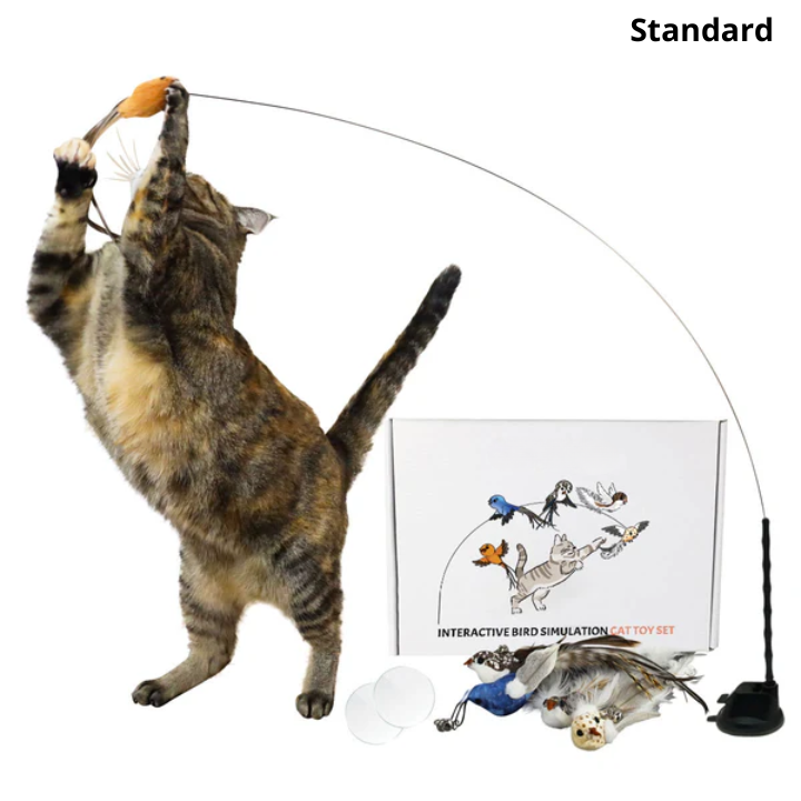FlutterBird™ – Realistic Bird Simulation Cat Toy