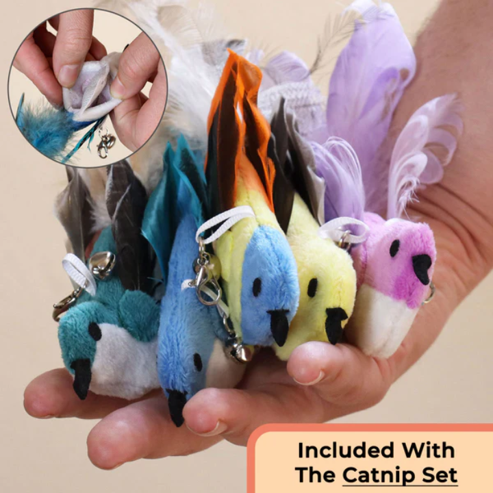 FlutterBird™ – Realistic Bird Simulation Cat Toy