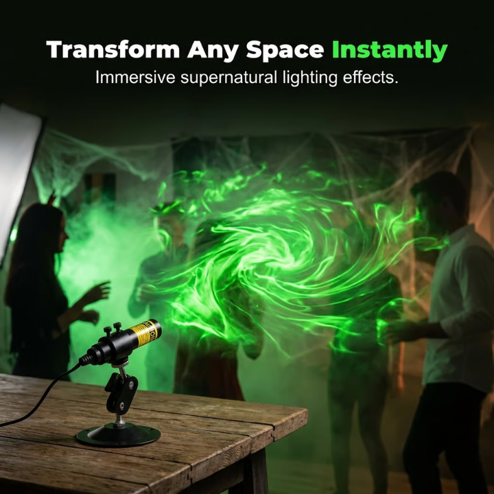 SwampGlow™ Laser Lights 360° Adjustable Spooky Atmosphere Creator