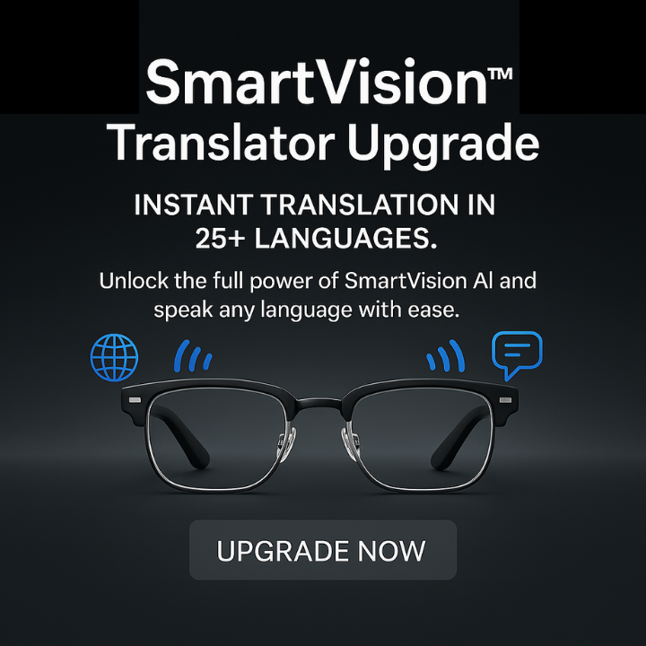 Upgrade Your SmartVision™ — Instant Translation Without Limits