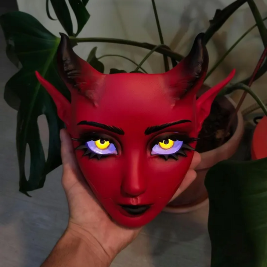 Halloween Babydoll Mask (adjustable)