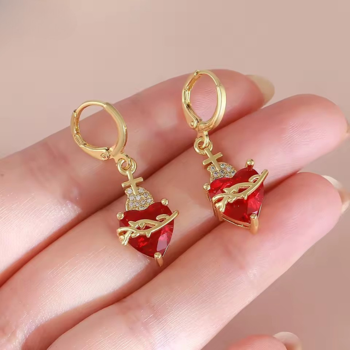Sacred Heart of Jesus Earrings