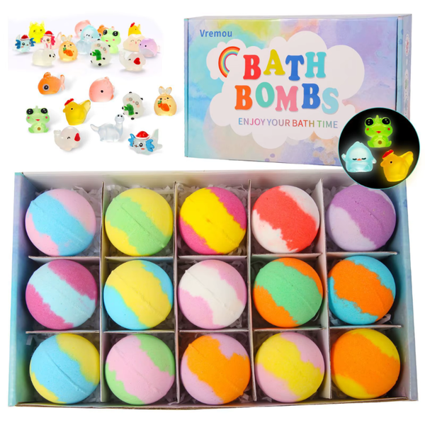 Bath Bombs for Kids with Toys Inside