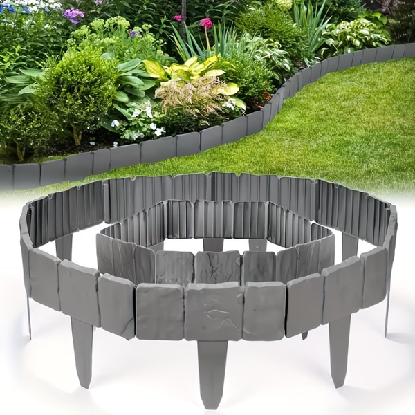 Plastic Garden Retaining Fence