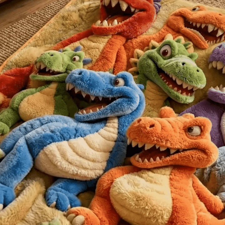 DinoDreams™ 3D Dinosaur Flannel Blanket