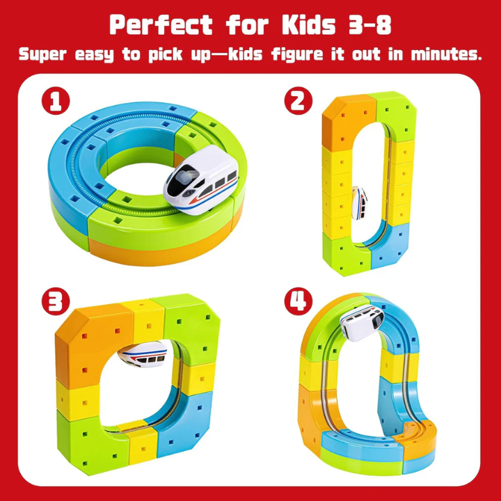 Magnet Magic Train Track Set