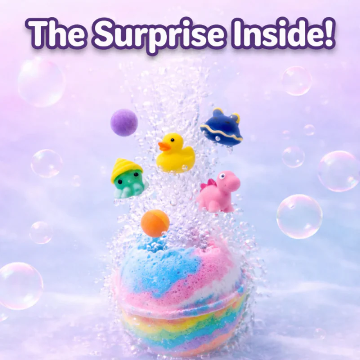 Bath Bombs for Kids with Toys Inside