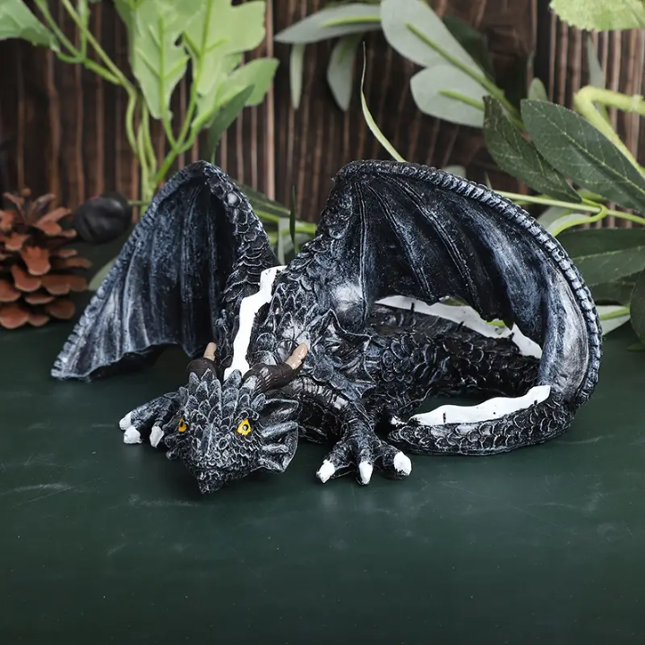 Resin Dragon Statue – Guardian of Magic and Mystery